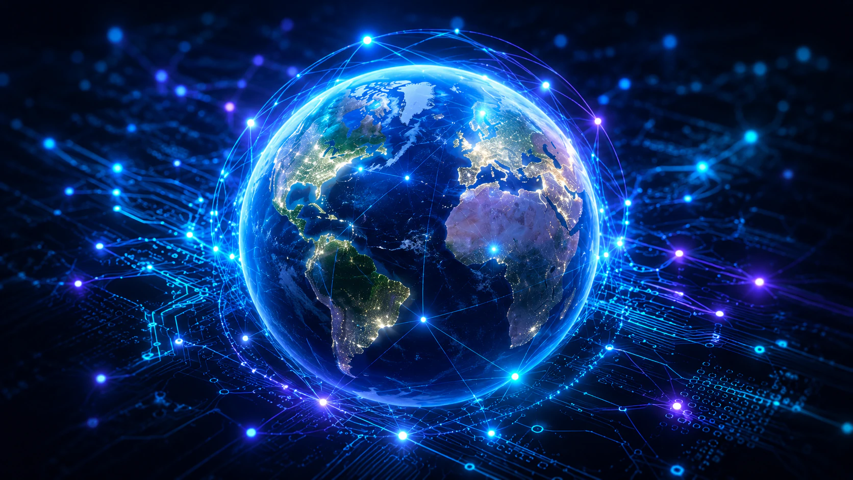 Mundo conectado por la tecnología